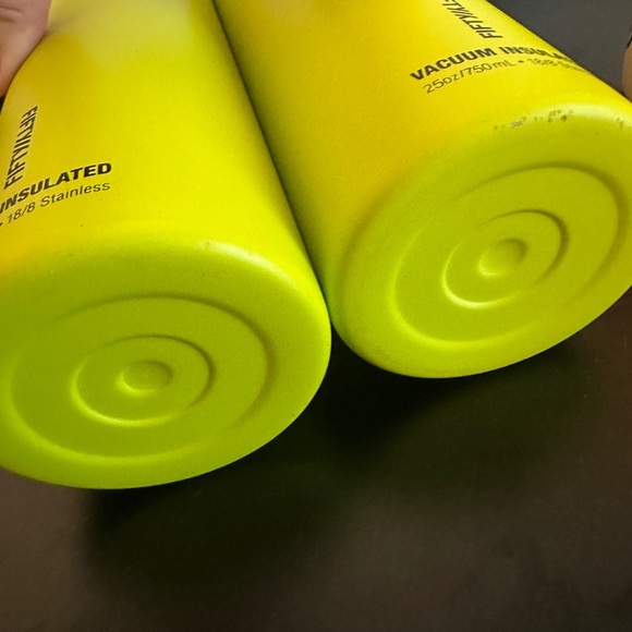 Set of Two Fifty Fifty Bright Green Water Bottles - Picture 6 of 7